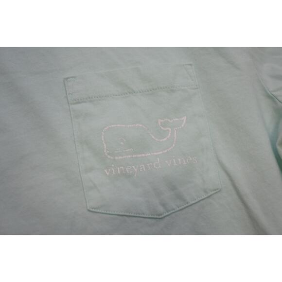 Vineyard Vines Whale Tee Shirt Blue Graphic Long Sleeve Mens Size Medium - Picture 7 of 11